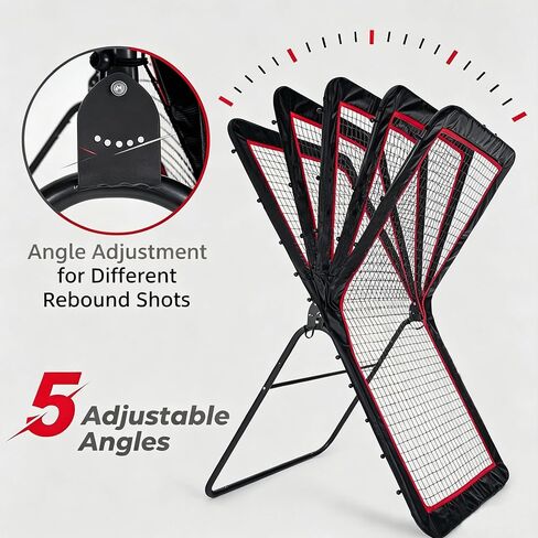 Garvee 6x4FT البيسبول والكرة اللينة رمي وRebounder - الملعب الخلفي صافي مع 3 مناطق الهدف، 4x7FT الثقيلة لاكروس Rebounder صافي ث / زوايا قابلة للتعديل in Kuwait