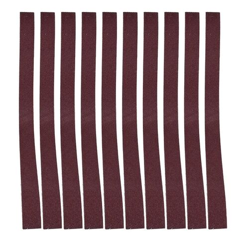 760x25mm Sanding Belt 10pcs, Aluminum Oxide Abrasive Band, 60-180 Grit for Belt Sander - Durable Surface Sanding, Rust Removal, Woodworking and Metal Polishing (100 Mesh) in Kuwait
