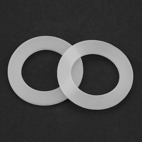 12pcs Silicone Gasket Set, White O Ring Sealing Washers, for Pipe, Water Tap, Sprayer Connection (1.2 inches) in Saudi Arabia