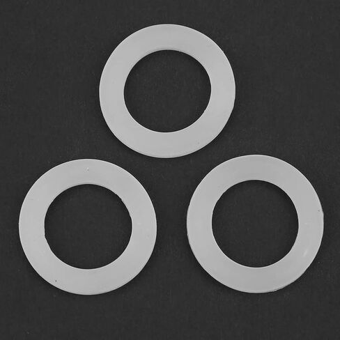 12pcs Silicone Gasket Set, White O Ring Sealing Washers, for Pipe, Water Tap, Sprayer Connection (1.2 inches) in Saudi Arabia