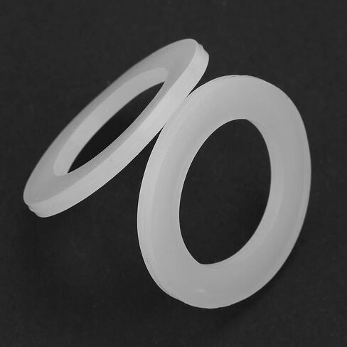12pcs Silicone Gasket Set, White O Ring Sealing Washers, for Pipe, Water Tap, Sprayer Connection (1.2 inches) in Saudi Arabia