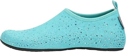 Womens Aqua Socks Barefoot Water Shoes Rhinestone Decoration Breathable Beach Swim Yoga Socks Shoes Witn Non-Slip Sole in Kuwait