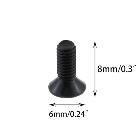 TAODAN 100 قطعة M3x8mm 12.9 الكربون الصلب غاطسة مسدس المقبس مسامير الأسود عالية القوة شقة رئيس الترباس السحابة الصناعية in Kuwait