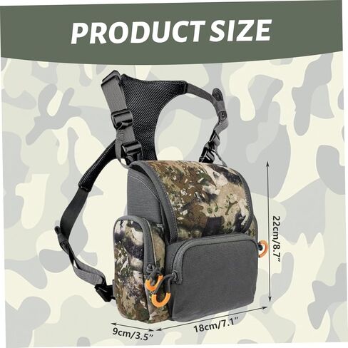 Breathable Binocular Harness with Multi-Pocket, Adjustable Waterproof Chest Pack for Hunting & Outdoor in Saudi Arabia