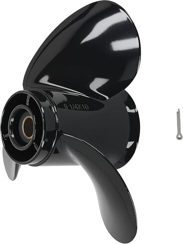 مروحة قارب من الألومنيوم maxpeedingrods 9 1/4 X 10 (13 سنًا) لـ BRP Johnson Evinrude OMC Stern Drive 8-15HP، 3 شفرات RH، الأجزاء رقم # 778772 174950 in Kuwait