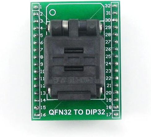 QFN32 إلى DIP32 32QN50S15050 MLF32 MLP32 QFN 5x5 ملم الملعب 0.5 Plastronics IC MCU اختبار المقبس مبرمج محول @ XYG in Kuwait
