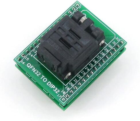 QFN32 إلى DIP32 32QN50S15050 MLF32 MLP32 QFN 5x5 ملم الملعب 0.5 Plastronics IC MCU اختبار المقبس مبرمج محول @ XYG in Kuwait
