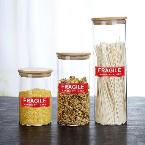 150PCS Fragile Handle with Care Labels - High-Visibility Self-Adhesive Stickers for Shipping & Moving in Kuwait