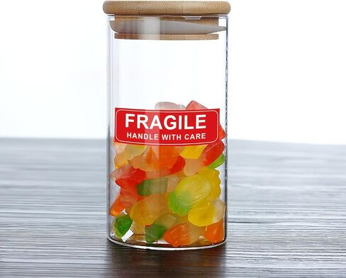 150PCS Fragile Handle with Care Labels - High-Visibility Self-Adhesive Stickers for Shipping & Moving in Kuwait