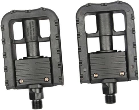 BESPORTBLE Foldable Bike Pedals， 2 Pcs Universal 9/16'' Mountain Pedals with Reflective Strips - Quick Rotation Pedals for Ebike, Commute, Mountain Bikes in Kuwait