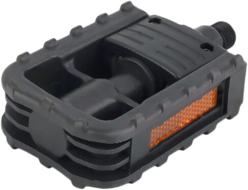 BESPORTBLE Foldable Bike Pedals， 2 Pcs Universal 9/16'' Mountain Pedals with Reflective Strips - Quick Rotation Pedals for Ebike, Commute, Mountain Bikes in Kuwait
