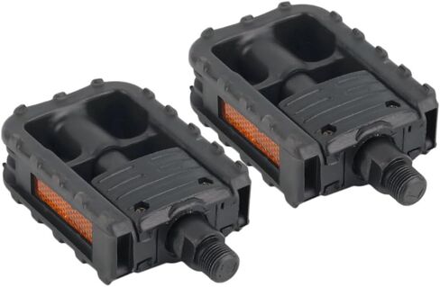 BESPORTBLE Foldable Bike Pedals， 2 Pcs Universal 9/16'' Mountain Pedals with Reflective Strips - Quick Rotation Pedals for Ebike, Commute, Mountain Bikes in Kuwait