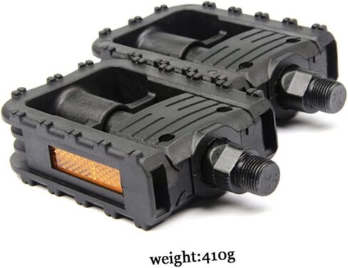 BESPORTBLE Foldable Bike Pedals， 2 Pcs Universal 9/16'' Mountain Pedals with Reflective Strips - Quick Rotation Pedals for Ebike, Commute, Mountain Bikes in Kuwait