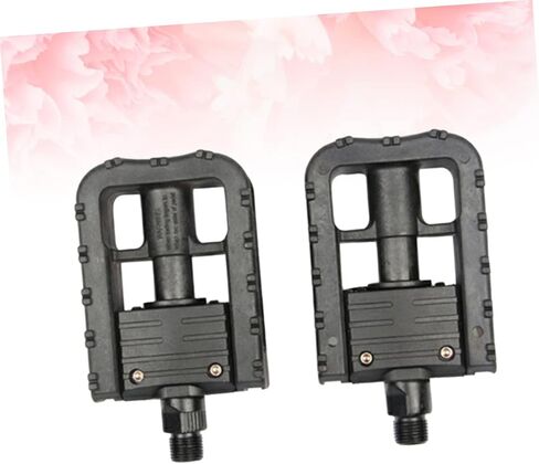 BESPORTBLE Foldable Bike Pedals， 2 Pcs Universal 9/16'' Mountain Pedals with Reflective Strips - Quick Rotation Pedals for Ebike, Commute, Mountain Bikes in Kuwait