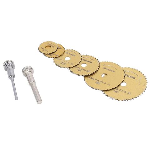 Hilitand 8Pcs High Speed Steel Cutting Set, Portable and Universal Circular Saw for Wood, PVC, Soft Metal (Golden) in Kuwait
