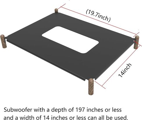 Subwoofer Stand for Klipsch Subwoofer R-120SW,R-12SW,R-101SW and Other subwoofers of Appropriate Size(14" W×19.7" D) in Kuwait
