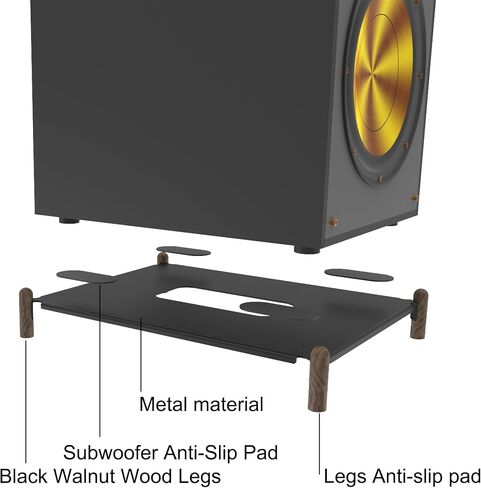 Subwoofer Stand for Klipsch Subwoofer R-120SW,R-12SW,R-101SW and Other subwoofers of Appropriate Size(14" W×19.7" D) in Kuwait