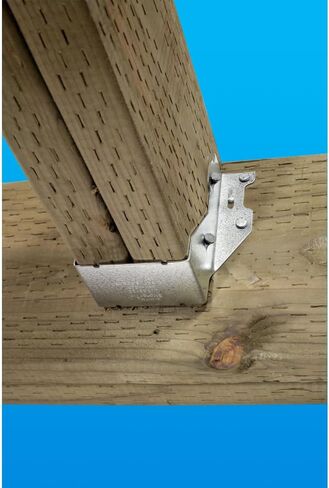 Simpson Strong-Tie LUS28 Light Face-Mount Joist Hanger - Wood Construction Connectors, 18 Gauge Galvanized Steel Brackets, Hurricane Rafter Ties, 2x8, 50 Per Pack in Kuwait