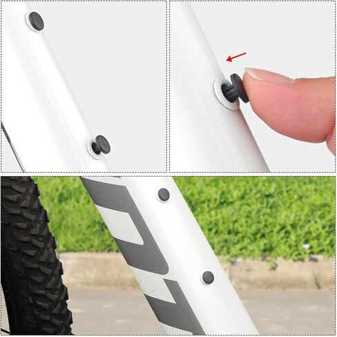 10pcs M5 Screw Hole Plug, Bicycle Frame Kettle Caps, M5 Plug Frame Kettle Frame Screw Hole Rubber Plug in Kuwait