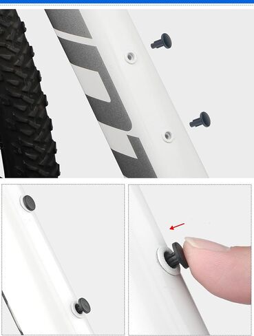 10pcs M5 Screw Hole Plug, Bicycle Frame Kettle Caps, M5 Plug Frame Kettle Frame Screw Hole Rubber Plug in Kuwait