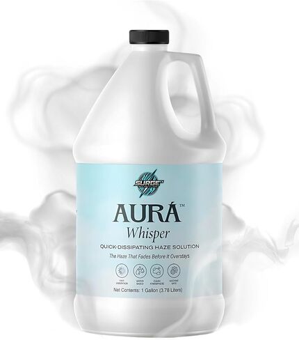 SurgeFX Aura Whisper سائل ضباب مائي سريع التبديد، 1 جالون - عصير ضباب خفيف للمسرح والصور والليزر in Kuwait