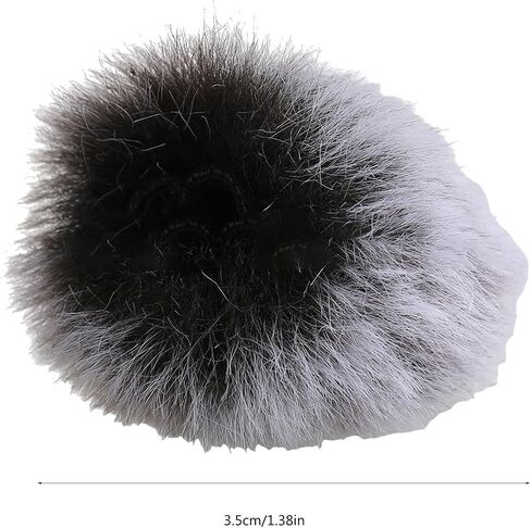 Outdoor VLOG Camera Windproof Noise Reduction Microphone Furry Cover for ZV1 ZV1F ZVE10 ZVE1 Microphone Hair Cover in Kuwait