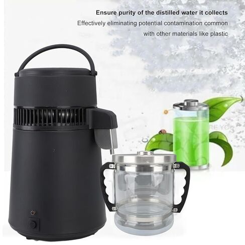 6L Glass Jar Water Distiller Replacement Glass Collection Bottle for Home Beauty Water Distiller, Ideal Solution in Kuwait