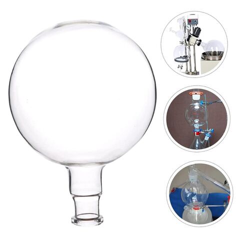 Single Neck Boiling Flask 500ml Borosilicate Glass Reflux Flask for Laboratory Use Professional Distillation Apparatus in Kuwait