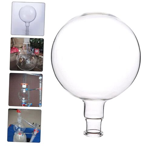 Single Neck Boiling Flask 500ml Borosilicate Glass Reflux Flask for Laboratory Use Professional Distillation Apparatus in Kuwait