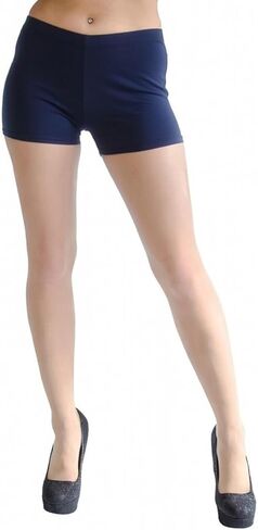 VF-Sport Women’s Cotton Legging Shorts - Soft Stretch for Bike, Yoga, & Layering, Made in USA, Junior & Plus Sizes XXS-3X in Kuwait