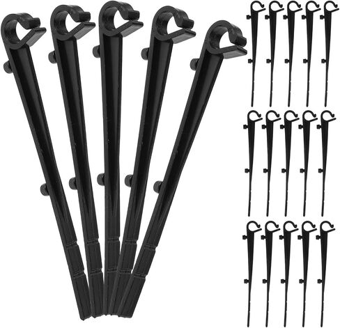 60pcs Plastic Gutter Clips for Residential and Commercial Gutters Black Abs Guard Fixing Hooks with Easy Installation and Corrosion Resistant Material in Kuwait