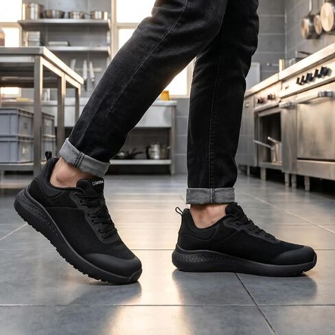 Men's Breathable Non-Slip Shoes for Work in Kuwait