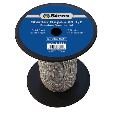 Stens - 146-084 حبل بداية مجدول صلب بطول 200 بوصة، 3 1/2 جديلة صلبة، كل قطعة، 1 in Kuwait