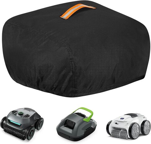 غطاء منظف حمام سباحة آلي عالي التحمل 420D لـ Dolphin Nautilus CC Pro، غطاء تخزين فراغ حمام السباحة مع مقبض حمل، لتخزين معدات حمام السباحة في الهواء الطلق in Kuwait
