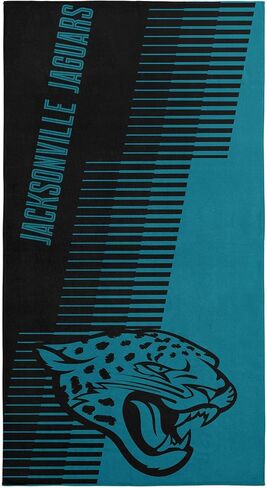 Northwest Jacksonville Jaguars NFL Progression Jacquard Beach Towel 36 x 72 Inches in Kuwait