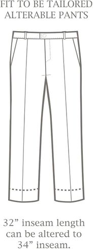 Oak Hill by DXL Men's Big and Tall Easy Stretch Dress Pants in Saudi Arabia