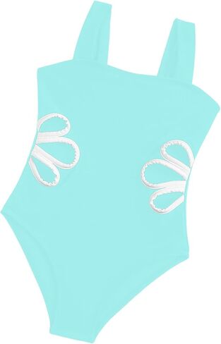 One Piece Swimsuits for Girl Hollow Out Straps Tankini Swimwear Summer Sporty Beach Bathing Suits 8-12 Years in Kuwait
