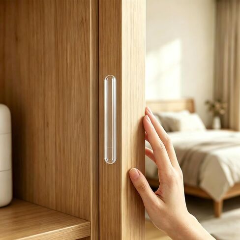 18pcs Self Adhesive Wall Bumpers, Door Stoppers, Furniture Bumper, Silencing pad,Anti Collision pad for Quiet Doors Cabinets (Transparent, 2 Size) in Kuwait