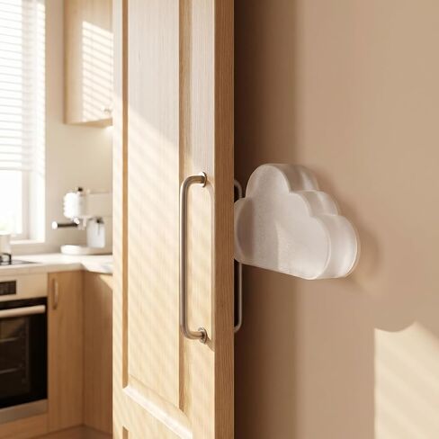 5Pcs Clear Self-Adhesive Bumper Pads, Anti-Collision Wall Protector for Cabinet Door Bathroom Home in Kuwait