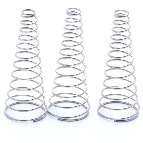 10pcs 304 Stainless Steel Conical Cone Mechanical Spring, Tower Spring Taper Pressure Spring Wire Dia 0.3-0.8mm Compression Springs Steel (Size : 10pcs 0.8 * 5-8 * 10mm) in Saudi Arabia