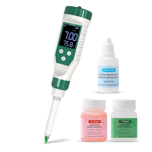 Hydrogen Water Tester Meter for Hydrogen Water Bottle, 7-in-1 H2 TMEP EC TDS Salt pH ORP Meter, TDS Meter Digital Water Tester for Drinking Water, Filtered Water, pH Tester for Juice, Coffee in Kuwait