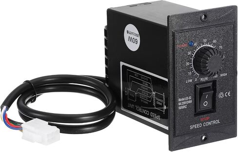 MECCANIXITY 200W 220V AC وحدة تحكم سرعة المحرك، US-52 50/60 هرتز وحدة تحكم المحرك إلى الأمام عكس التبديل مع IEC C14 ذكر التوصيل لمنظم الحاكم استبدال آلات المعدات DIY in Saudi Arabia