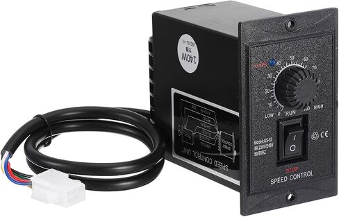 MECCANIXITY 200W 220V AC وحدة تحكم سرعة المحرك، US-52 50/60 هرتز وحدة تحكم المحرك إلى الأمام عكس التبديل مع IEC C14 ذكر التوصيل لمنظم الحاكم استبدال آلات المعدات DIY in Saudi Arabia