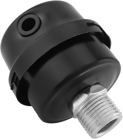 Air Compressor Silencer Filter, 1/2" Thread,20mm Metal Noise Muffler, Replacement Intake Filter Replacement for Generators, Blowers, Exhaust Ports, Air Compressor Parts in Kuwait