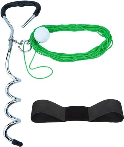 Golf Training Tool,Practice Tool in The Backyard with A Golf Ball & 50 Feet Ball Tavel, Golf Rope Swing Trainer for Improving Swing Form & Accuracy in Kuwait
