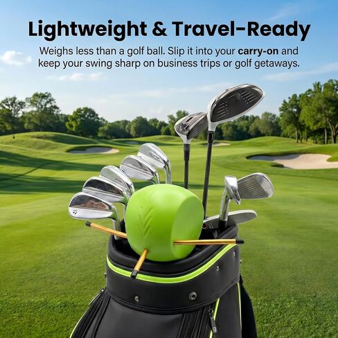 Golf Training Aid, Swing Trainer Ball, Arm Connection & Posture Correction | Swing Mechanics & Instant Feedback, Premium Foam Builds Muscle Memory, Putting, Chipping & Full Swings, All Skill Levels in Kuwait