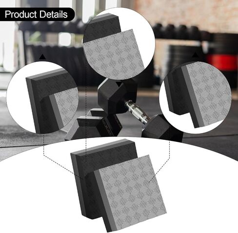 Menolana 2X Weightlifting Crash Drop Pads,Deadlift Weight Cushion Nonslip Silence Mats Floor Protection for Training,Home,Barbell,Gym in Kuwait