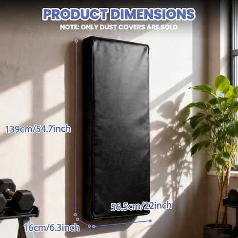 Cover Fit for Tonal Home Gym Equipment, Waterproof Anti-Scratch Screen Monitor Protective Cover for Strength Training Workout Machine, Dustproof Full Protection Accessories Only ( Black) in Kuwait
