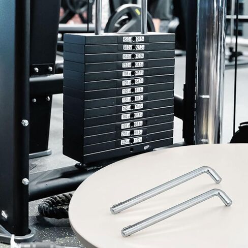 Steel Weight Stack Pin 3/8 Inch Diameter for Gym Equipment Strength Training Machines, Replacement Selector Pin Compatible with Commercial and Home Fitness in Kuwait