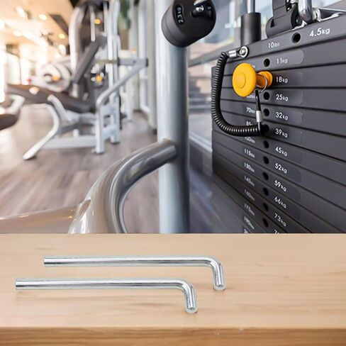 Steel Weight Stack Pin 3/8 Inch Diameter for Gym Equipment Strength Training Machines, Replacement Selector Pin Compatible with Commercial and Home Fitness in Kuwait